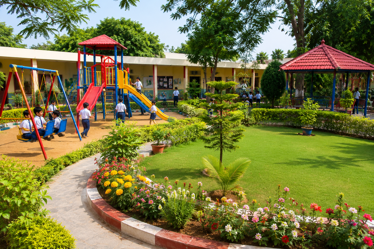 Play Area & Green Garden